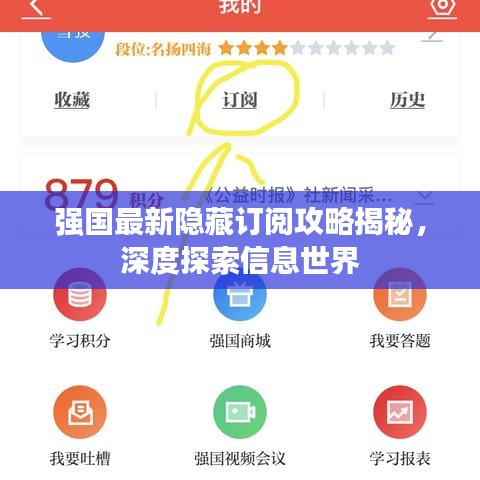 強國最新隱藏訂閱攻略揭秘，深度探索信息世界